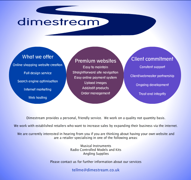 dimestream web page
